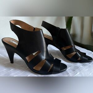 INC International Concepts Black Heeled Sandals